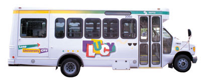 LUCY - Loop Through University City Bus Graphics image