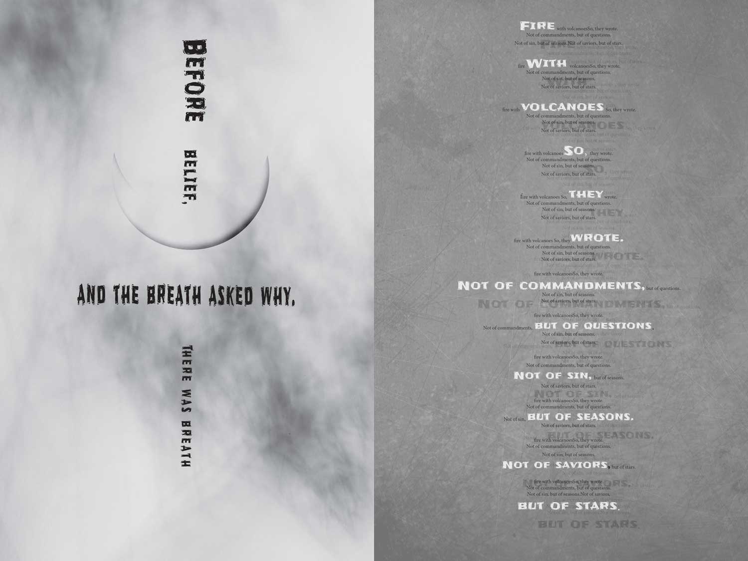 Fasil Bezabh, University of the District of Columbia, Spring 2025, expressive type spread image