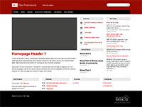 Boston University branding standard image example for web design
