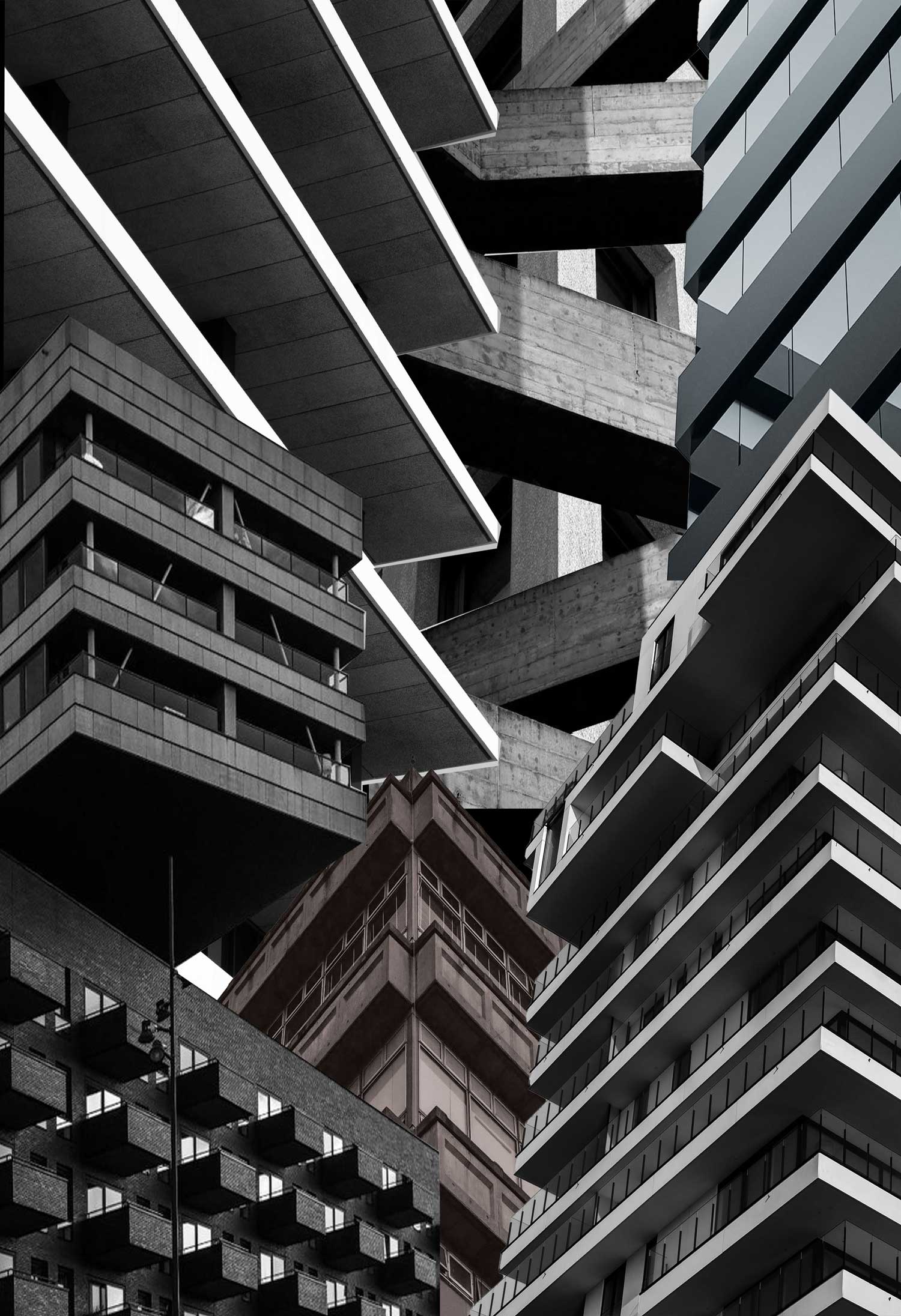 Javaar Robertson, University of the District of Columbia (UDC), Fall 2025, architectural montage