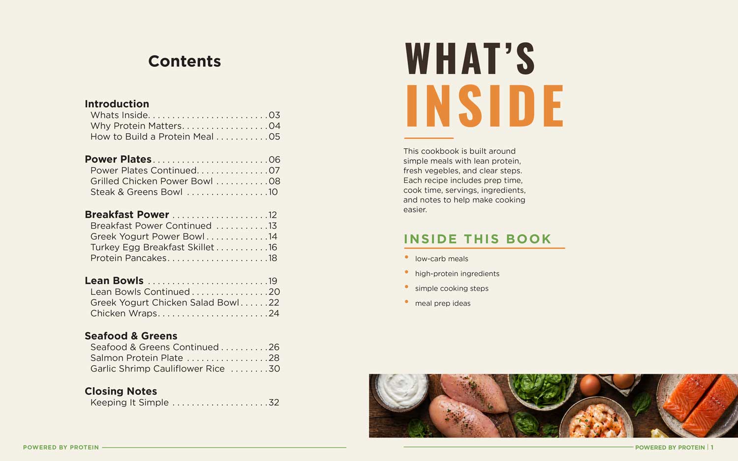 Matthew Medrano, George Mason University, Spring 2026, cookbook inside spread imagery