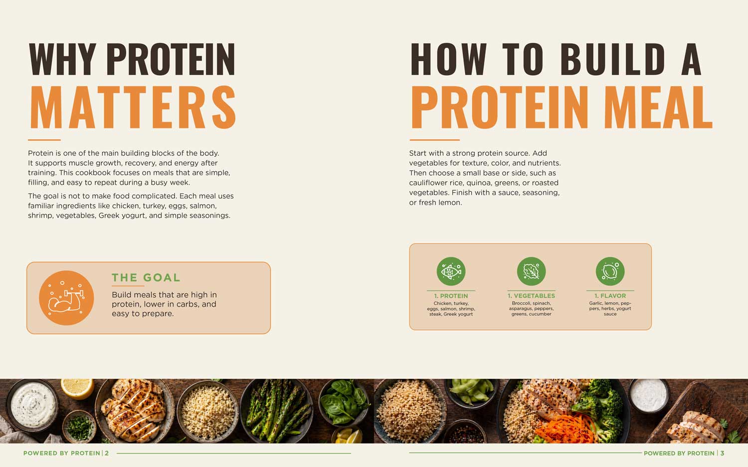 Matthew Medrano, George Mason University, Spring 2026, cookbook inside spread imagery