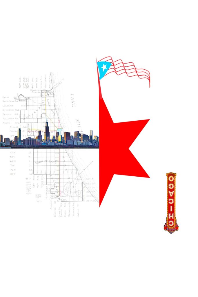 Editorial Illustration Design, Jessica Pagan, Univ. Minnesota, Duluth, Spring 2023, 'Chicago', Version 2